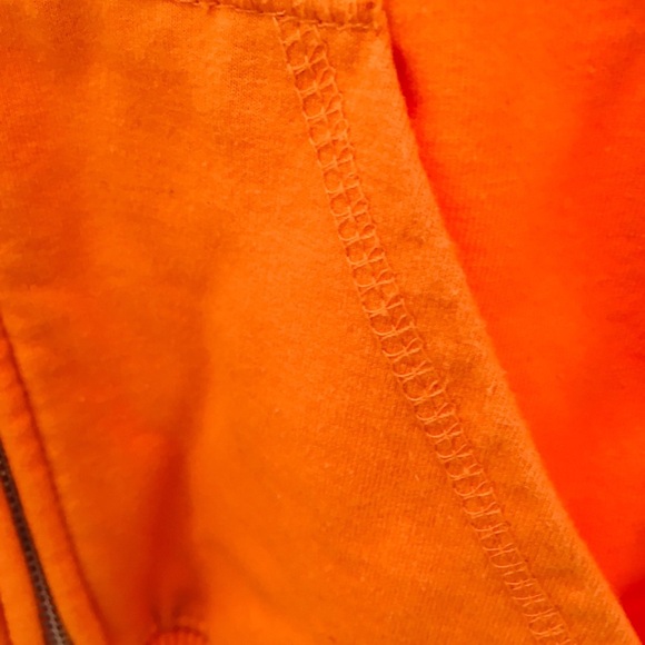 ENZA Orange Zip Up Jacket ‘Breast Cancer’ - Picture 4 of 6